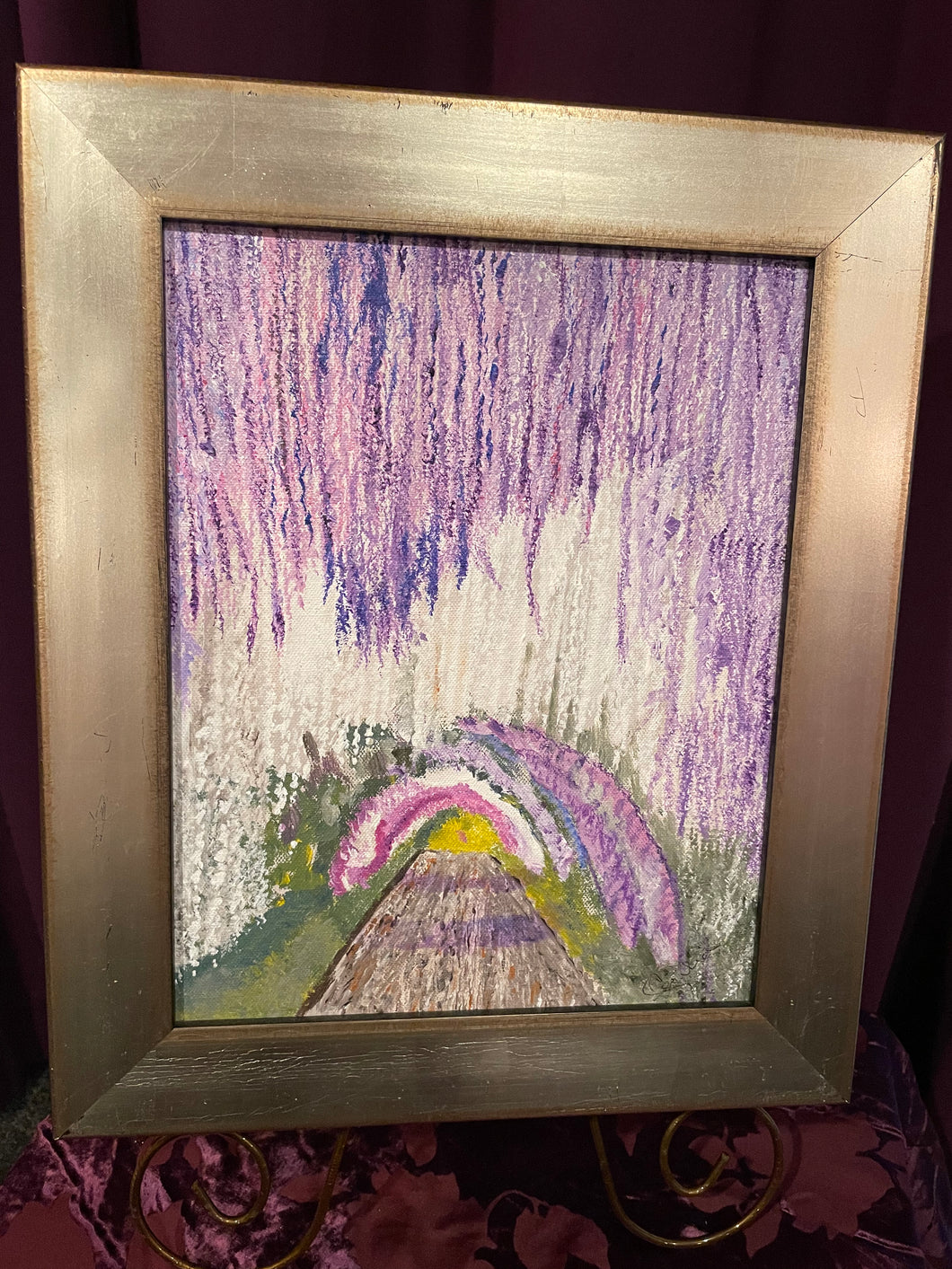 Purple Rainbow Framed C205