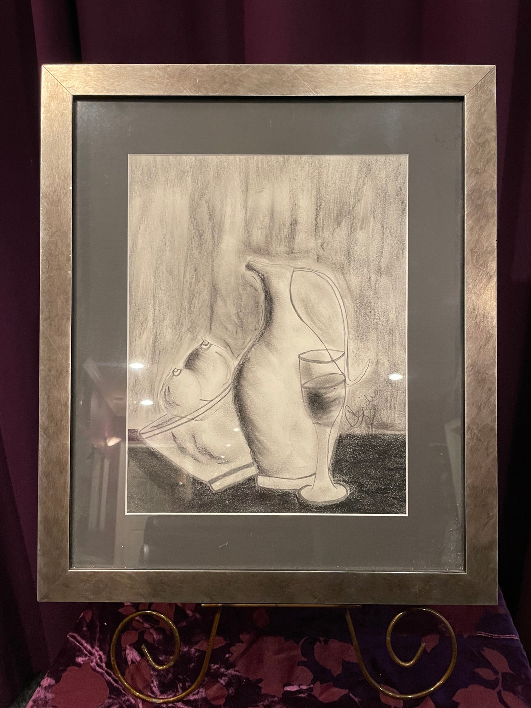 Charcoal Still Life C103