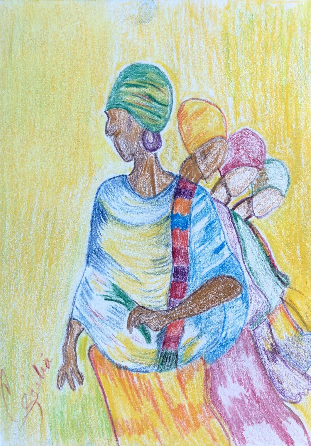 African Women of Strength and Beauty C231