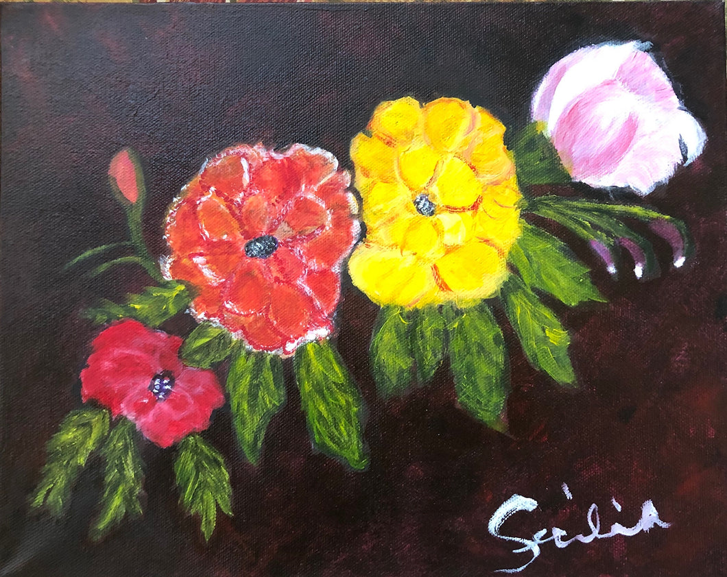 Canvas 4 Girls in Brown Suede CV230